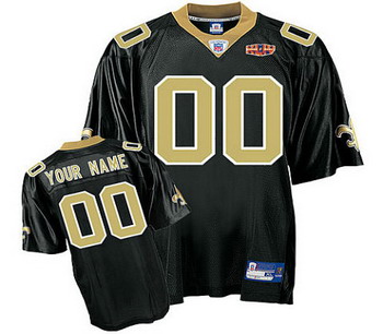 New Orleans Saints Customized Black Jersey