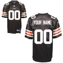 Reebok Cleveland Browns Customized Premier Team Color Jersey