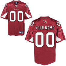 Reebok Arizona Cardinals Customized Premier Team Color Jersey