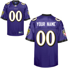 Reebok Baltimore Ravens Customized Premier Team Color Jersey