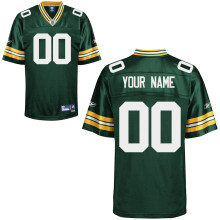 Reebok Green Bay Packers Customized Premier Team Color Jersey