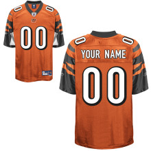 Reebok Cincinnati Bengals Customized Premier Alternate Jersey