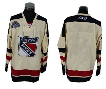 New York Rangers Youths Customized 2012 Winter Classci Cream Jersey