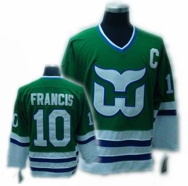 Hartford Whalers #10 FRANCIS Green CCM Jersey