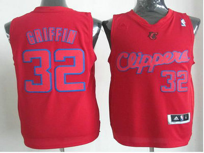Los Angeles Clippers 32 Blake Griffin Red Revolution 30 Swingman Christmas Style Jerseys