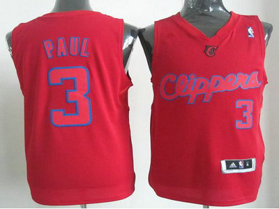 Los Angeles Clippers 3 Chris Paul Red Revolution 30 Swingman Christmas Style Jerseys