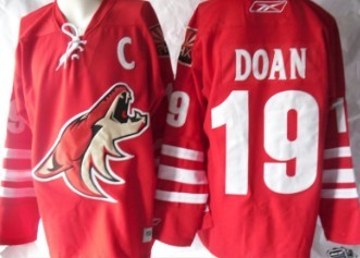 Phoenix Coyotes #19 Shane Doan Red Jersey