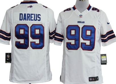 Nike Buffalo Bills #99 Marcell Dareus White Game Jersey