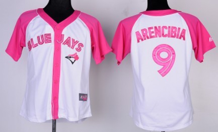 Toronto Blue Jays #9 J.P. Arencibia 2012 Fashion Womens by Majestic Athletic Jersey