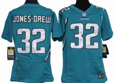 Nike Jacksonville Jaguars #32 Maurice Jones Drew Green Game Kids Jersey