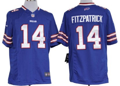 Nike Buffalo Bills #14 Ryan Fitzpatrick Light Blue Game Jersey