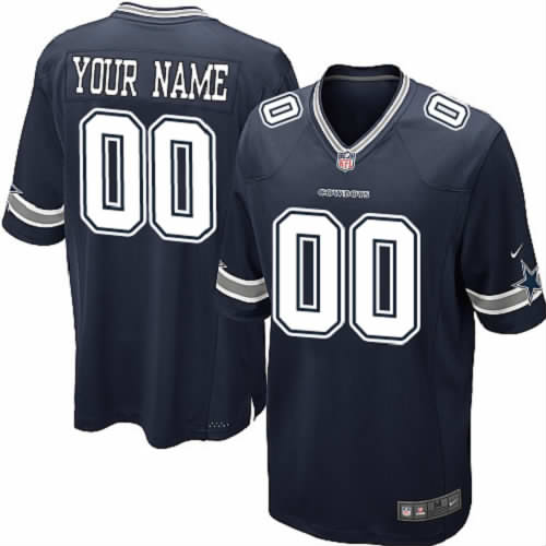 Nike Dallas Cowboys Customized Game Blue NFL Jersey