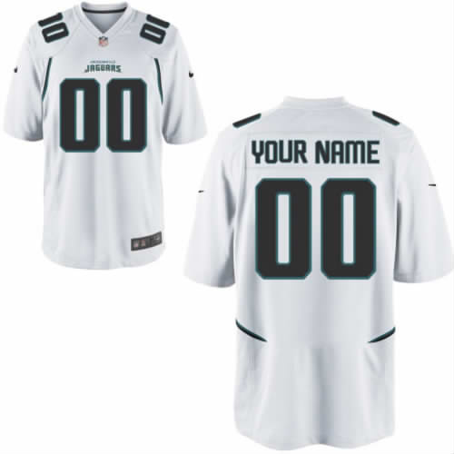 Nike NFL Jacksonville Jaguars Customized Game White Jersey