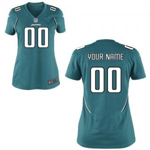 Nike NFL Jacksonville Jaguars Women Customized Game Team Color Green Jersey