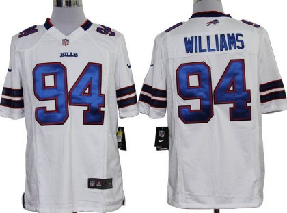 Nike Buffalo Bills #94 Mario Williams White Game Jersey