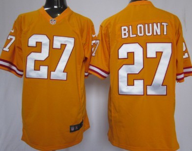 Nike Tampa Bay Buccaneers #27 Legarrette Blount Orange Game Jersey
