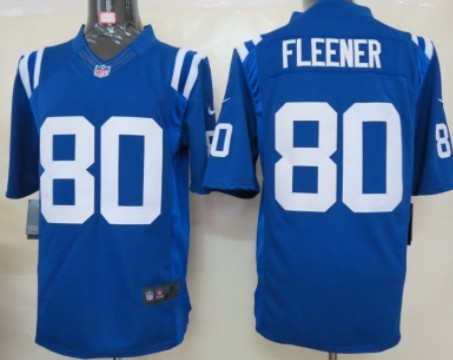 Nike Indianapolis Colts #80 Coby Fleener Blue Game Jersey