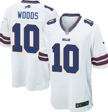 Nike Buffalo Bills #10 Robert Woods 2013 White Game Jersey