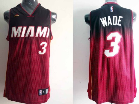 Miami Heat #3 Dwyane Wade Revolution 30 Swingman 2013 Resonate Red Jersey