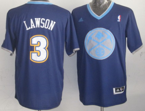 Denver Nuggets #3 Ty Lawson Revolution 30 Swingman 2013 Christmas Day Navy Blue Jersey