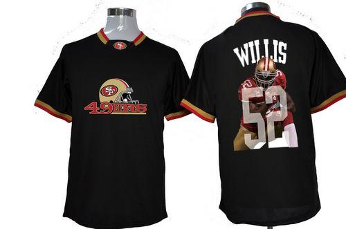 Nike San Francisco 49ers #52 Patrick Willis Black Game All Star Fashion Jersey