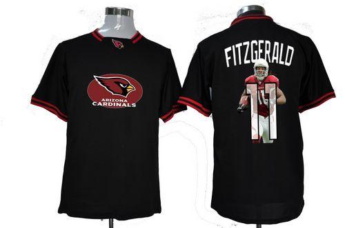 Nike Arizona Cardinals #11 Larry Fitzgerald Black Game All Star Fashion Jersey