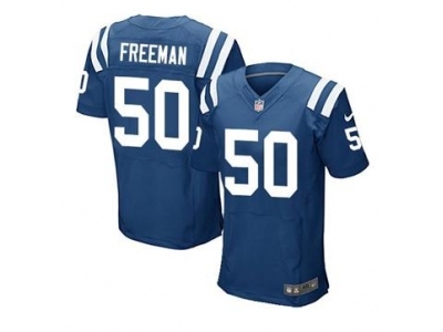 Nike Indianapolis Colts 50 Jerrell Freeman Blue Game Jerseys