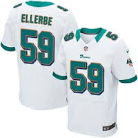 Nike Miami Dolphins 59 Dannell Ellerbe white Game Jersey