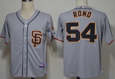 San Francisco Giants #54 Sergio Romo 2012 Gray Jersey