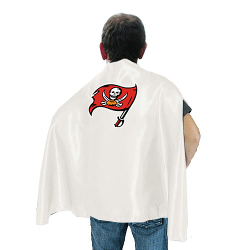 Tampa Bay Buccaneers White Hero Cape