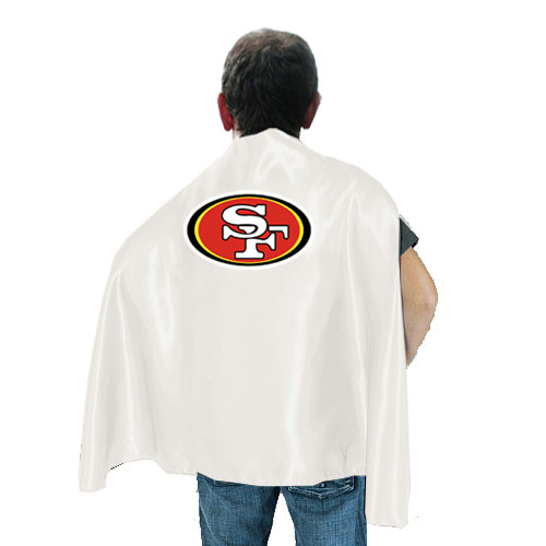 San Francisco 49ers White Hero Cape