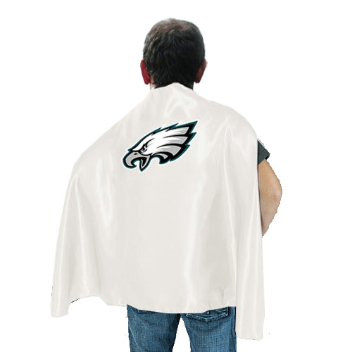 Philadelphia Eagles White Hero Cape