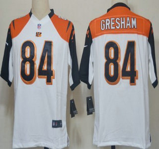 Nike Cincinnati Bengals 84 Jermaine Gresham White Game Jersey