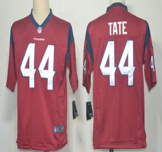 Nike Houston Texans 44 Ben Tate Red Game Jersey