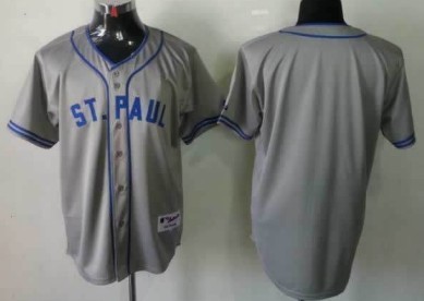 Minnesota Twins Customized 1948 St. Paul Gray Jersey