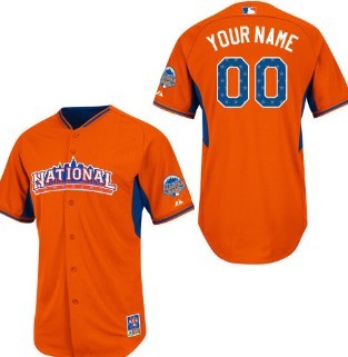 National League Customized 2013 All-Star Orange Jersey