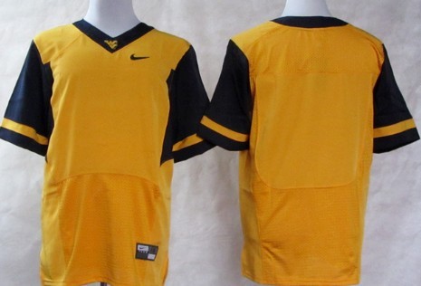 West Virginia Mountaineers Blank 2013 Yellow Jersey