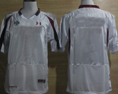 South Carolina Gamecocks Customized White Jersey