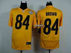 NFL game Jersey Pittsburgh Steelers #84 Brown yellow Jersey
