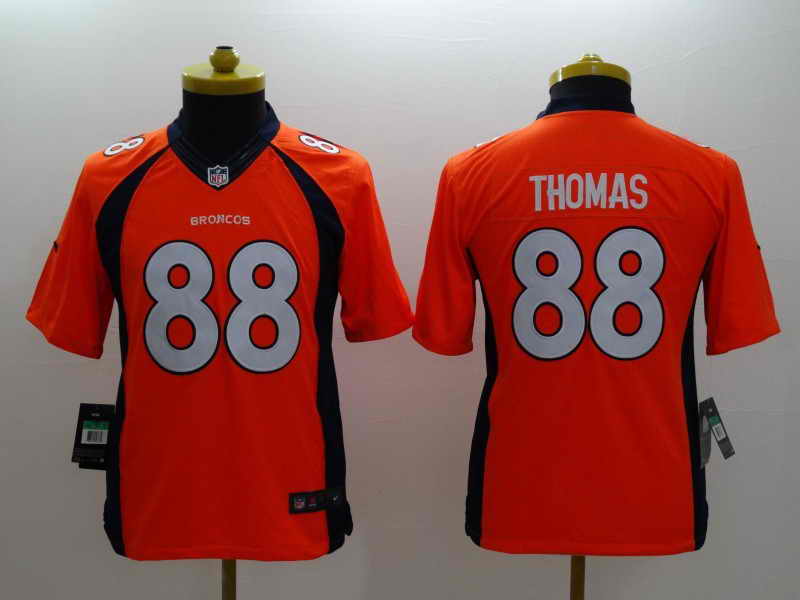 NEW Nike Denver Broncos #18 Manning Orange Elite JerseyNEW Nike Denver Broncos #88 Thomas Orange Kids Jersey