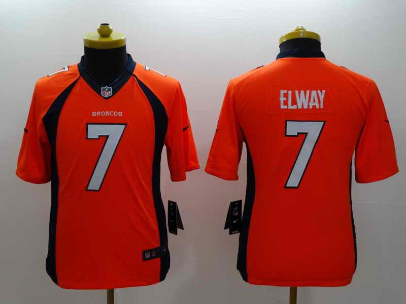 NEW Nike Denver Broncos #18 Manning Orange Elite JerseyNEW Nike Denver Broncos #7 Elway Orange Kids Jersey