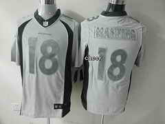 NFL Jersey Denver Broncos #18 mannning white Jersey
