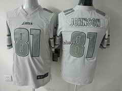 NFL Jersey Detroit Lions #81 Johnson white Jersey