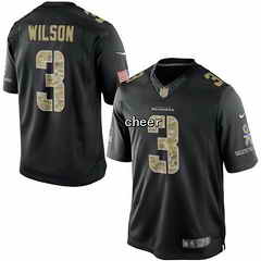 NFL NIKE Jersey Seattle Seahawks #3 Wilson black Jersey