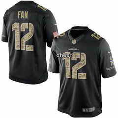NFL NIKE Jersey Seattle Seahawks #12 fan black Jersey