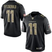 Men's Arizona Cardinals Larry Fitzgerald Nike Black Salute To Service Jersey