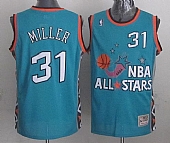 Mitchell And Ness Pacers #31 Reggie Miller Light Blue 1996 All Star Stitched NBA Jersey