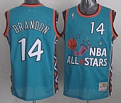 Mitchell And Ness Cavaliers #14 Terrell Brandon Light Blue 1996 All Star Stitched NBA Jersey