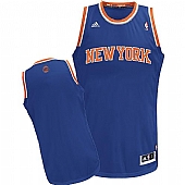 Revolution 30 New York Knicks Blank Blue Stitched NBA Jersey