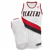 Revolution 30 Blazers Blank White Stitched NBA Jersey